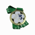 Échantillon gratuit personnalisé pas cher 3D escrime sport médaille de métal avec ruban